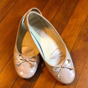 Nude Patent Flats Size 7